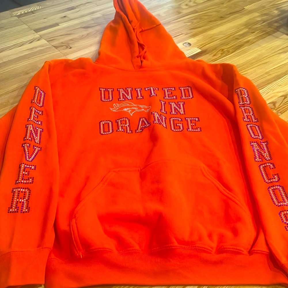 Women’s Bedazzled Broncos Hoodie